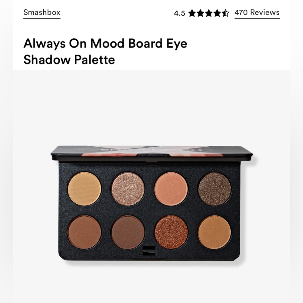 Smashbox Always On Mood Board Palette & lip bundle